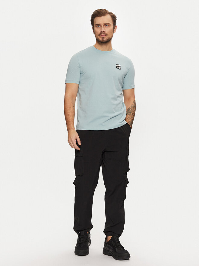 KARL LAGERFELD KARL LAGERFELD Camiseta 755710 551224 Celeste Regular Fit