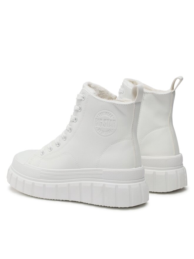 Big Star Shoes Μποτάκια Big Star Shoes MM374100 Λευκό