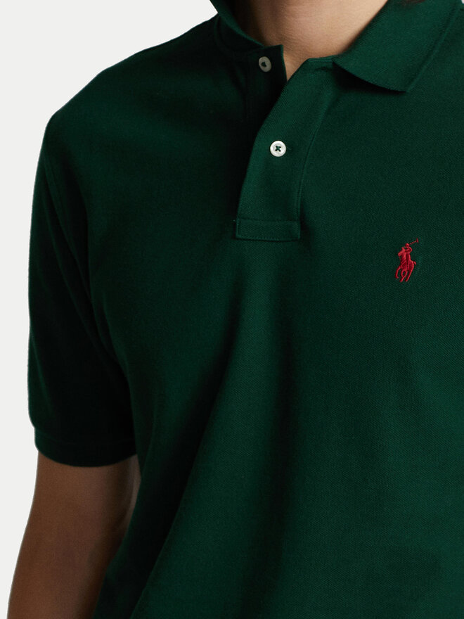 Polo Ralph Lauren Poloshirt Core Replen 710795080 Grün Slim Fit ...