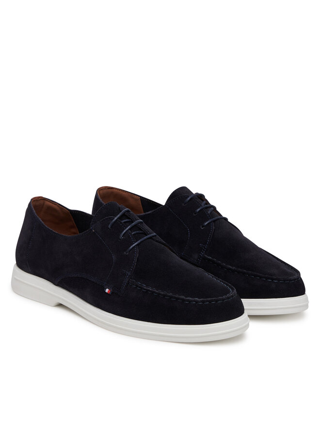Tommy Hilfiger Мокасини Tommy Hilfiger Moc T Derby FM0FM05495 Cиній