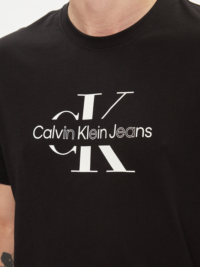 Calvin Klein Jeans Calvin Klein Jeans T-Shirt Distrupted J30J325190 Μαύρο Regular Fit