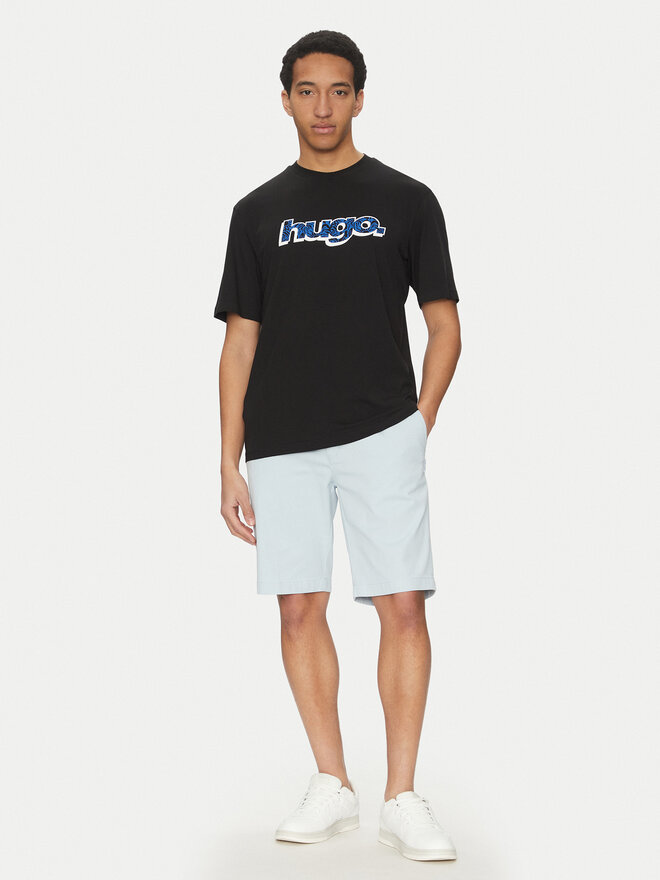HUGO HUGO T-Shirt Nugibol 50542932 Μαύρο Regular Fit