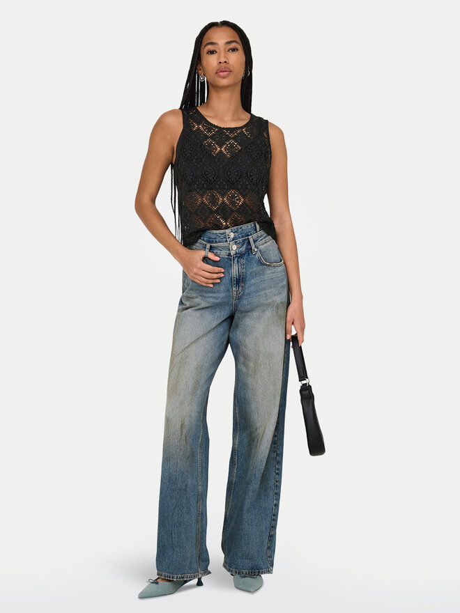 JDY JDY Τοπ Eva 15351499 Μαύρο Regular Fit