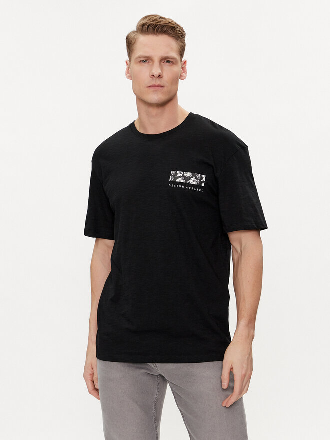 Jack&Jones Jack&Jones Marškinėliai Guru 12249187 Juoda Relaxed Fit