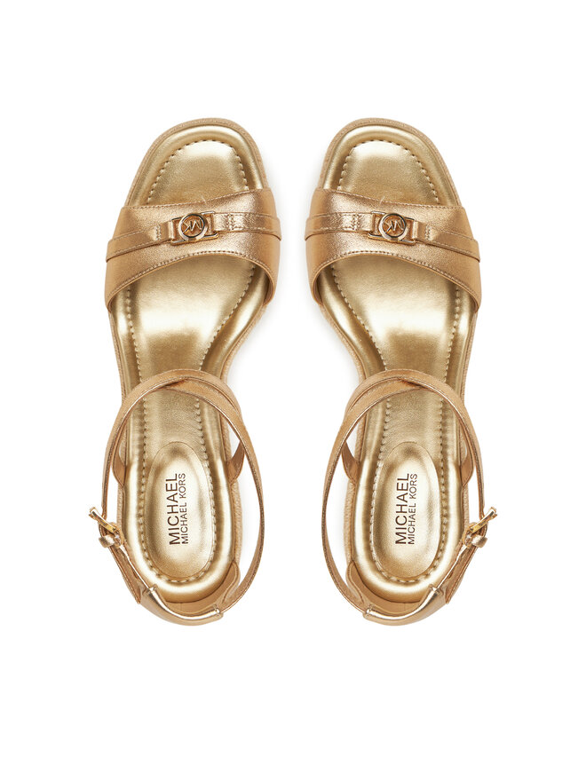 MICHAEL Michael Kors Espadryle MICHAEL Michael Kors Mandy Wedge 40R5MAMS2M Złoty