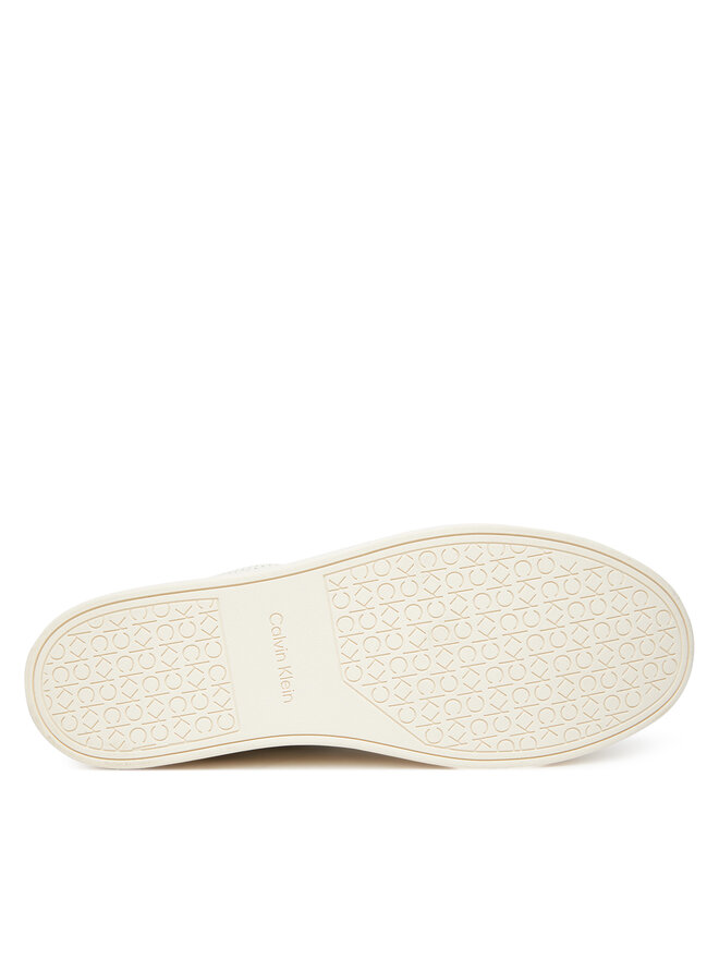 Calvin Klein Zapatillas Calvin Klein Clean Cup Low Laceup Perf Lth HM0HM01870 Blanco