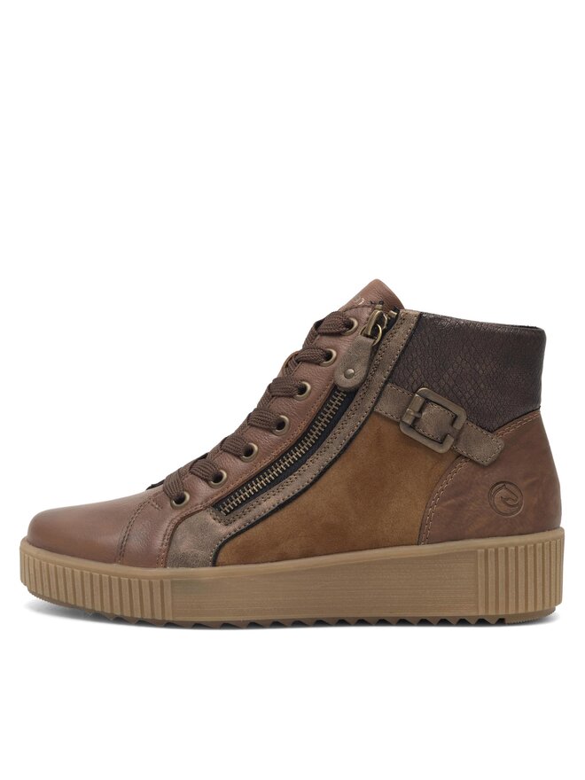 Remonte Sneakersy Remonte R7997-24 Brązowy