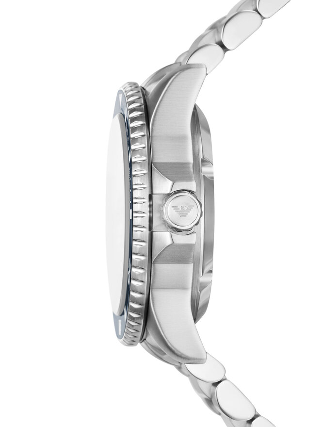 Emporio Armani Ρολόι Emporio Armani Sea Explorer AR60079 Ασημί