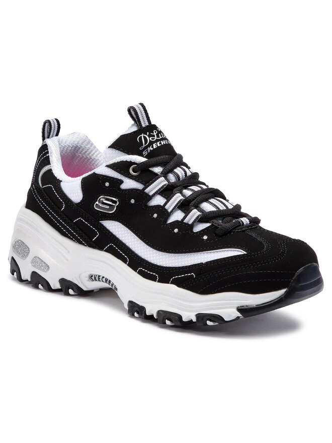Skechers Сникърси Skechers D'lites Biggest Fan 11930/BKW Черен