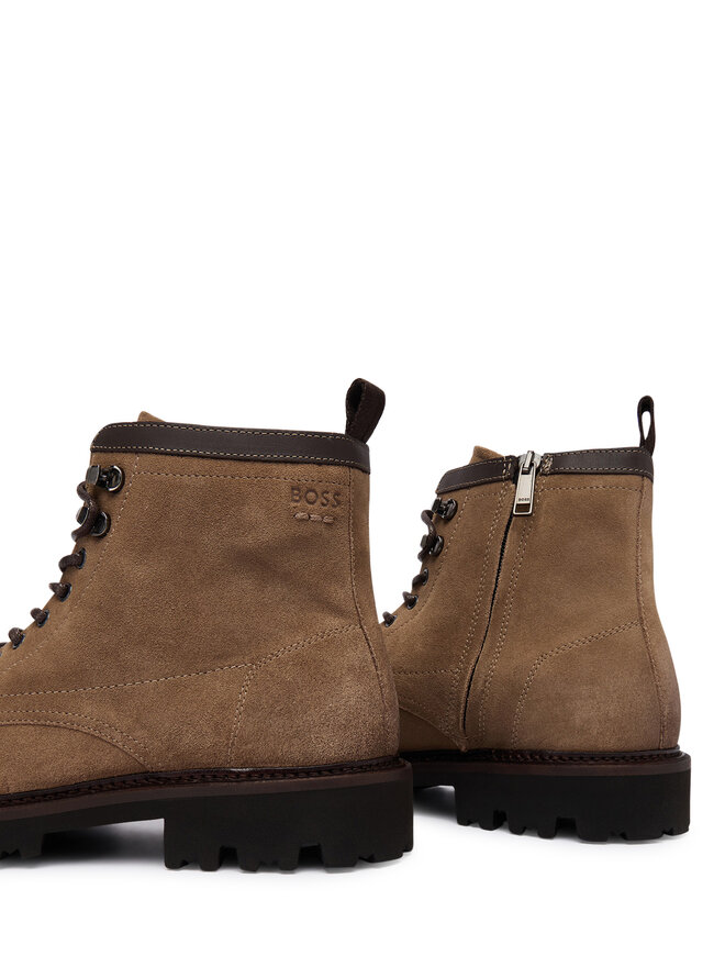 BOSS Schnürschuhe BOSS Calev 50552568 Braun