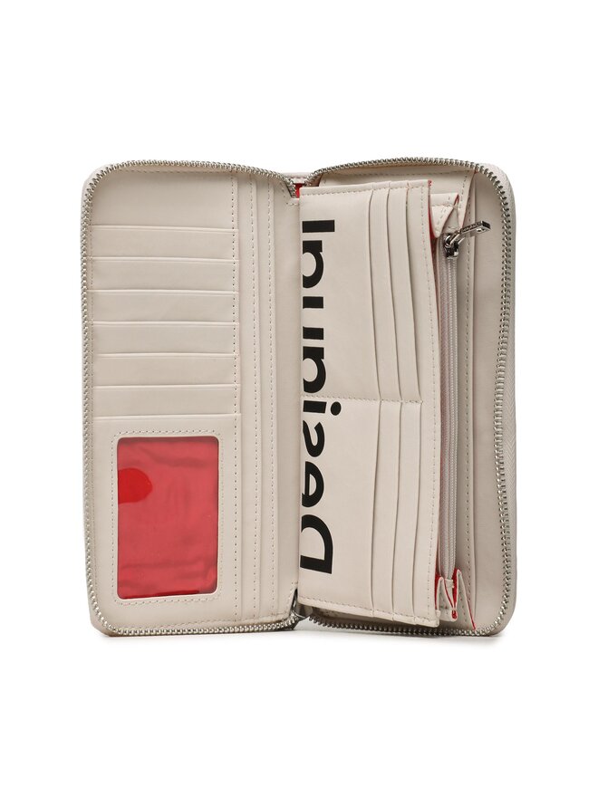 Desigual Veliki ženski novčanik Desigual 23SAYP02 Bež