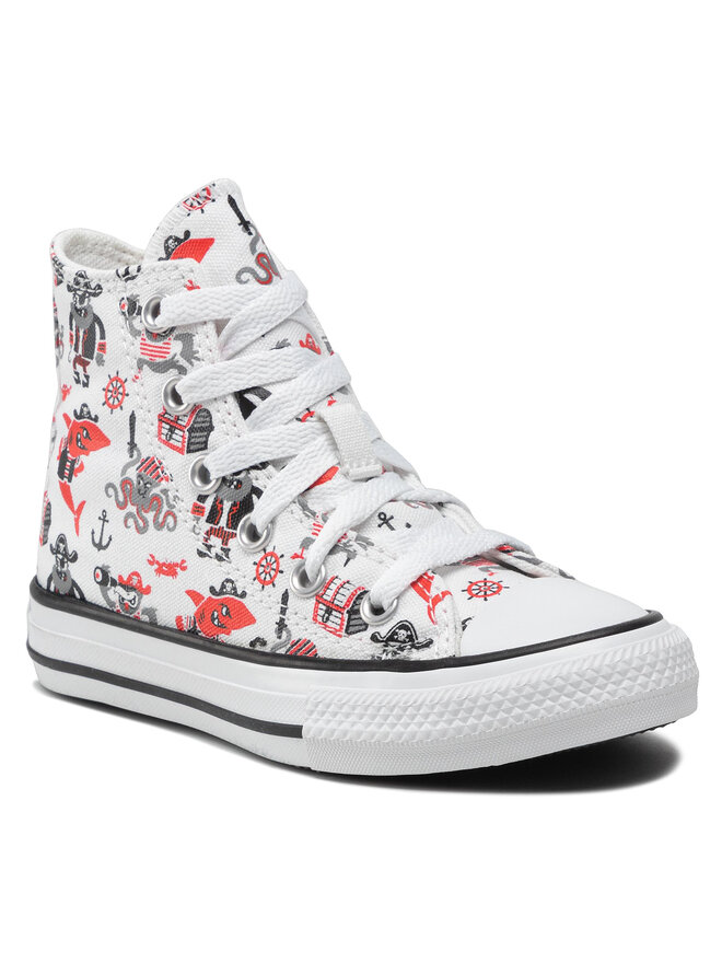 Converse Plátěnky Converse Chuck Taylor All Star Pirate 372874C Bílá