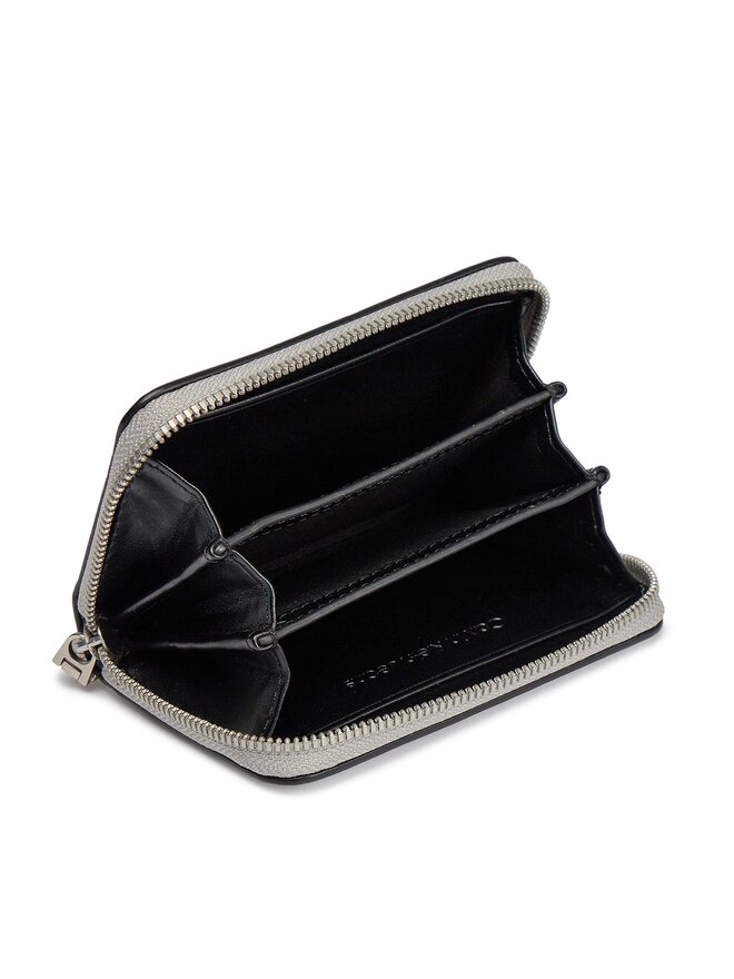 Calvin Klein Jeans Cartera grande para mujer Calvin Klein Jeans Sculpted Med Zip Around Mono S K60K611863 Plata