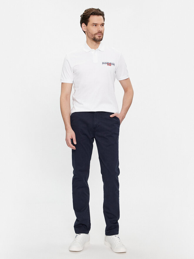 Napapijri Napapijri Poloshirt E-Aylmer NP0A4HTN Weiß Regular Fit