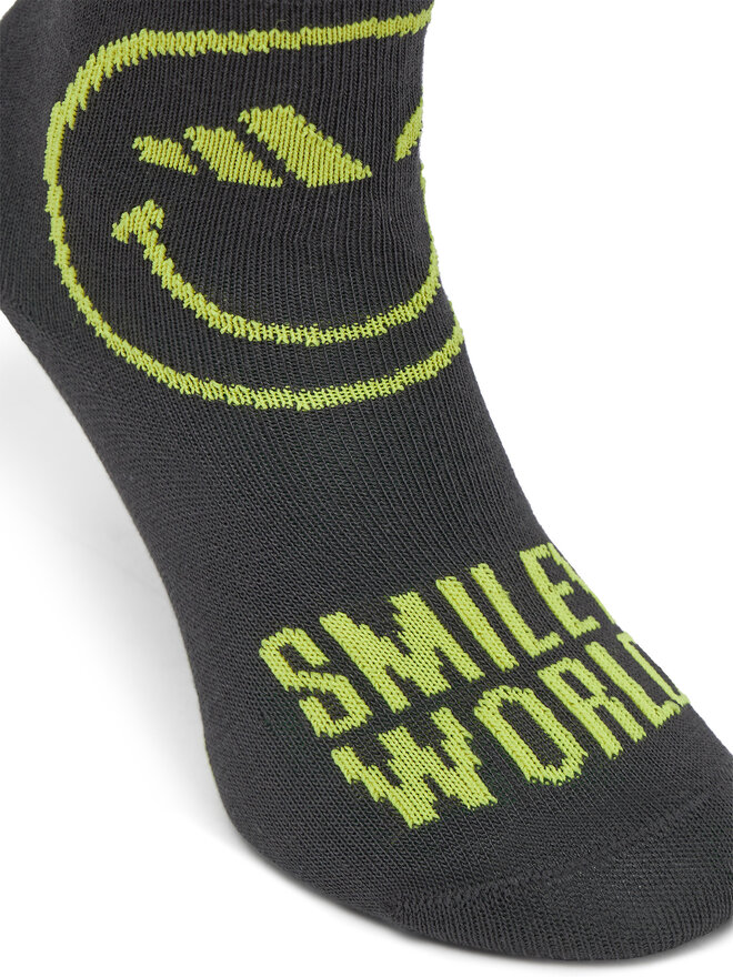 adidas Σετ ψηλές κάλτσες παιδικές 3 τεμαχίων adidas Smiley World JG5804 Έγχρωμο