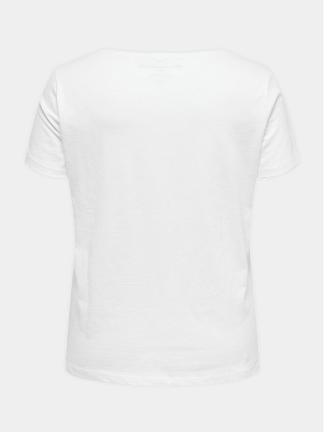 ONLY Carmakoma ONLY Carmakoma Футболка 15285965 Білий Regular Fit