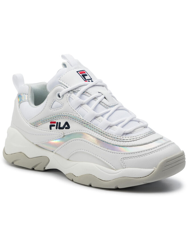 Sneakersy Fila Ray M Low Wmn 1010763.00K Bia y eobuwie .pl