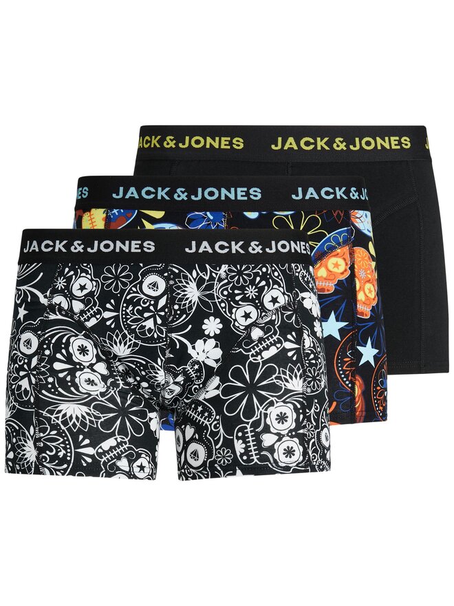 Jack&Jones Jack&Jones Σετ μποξεράκια 3 τμχ Sugar Skull 12185485 Έγχρωμο