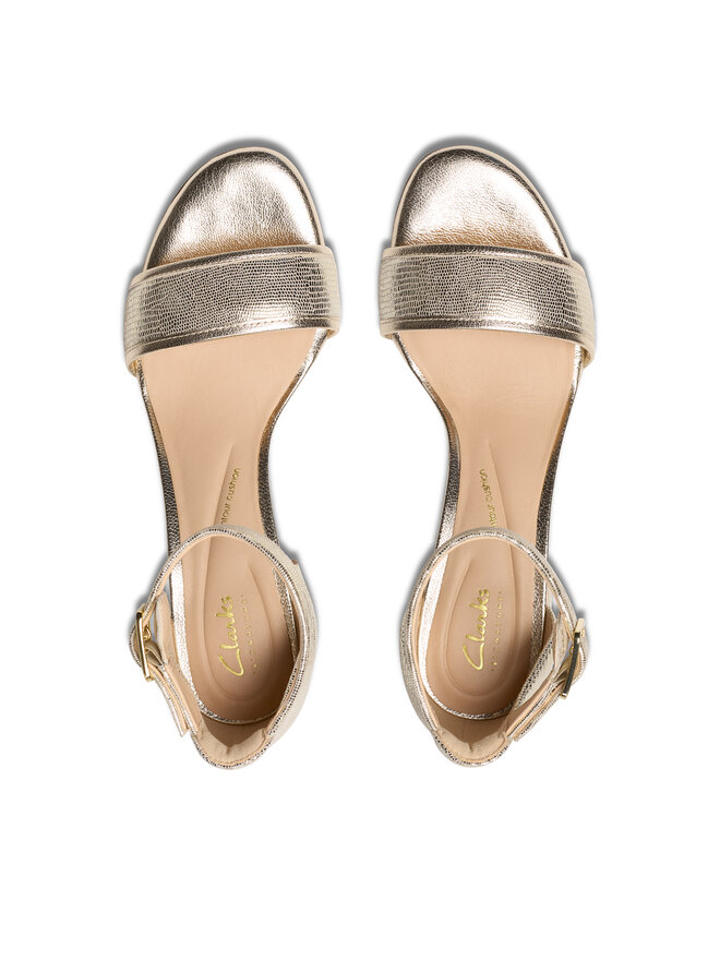 Clarks Σανδάλια Clarks Ezoria Mae 26181296 Χρυσό