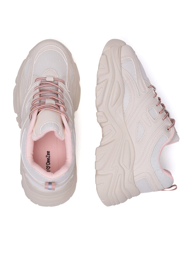 DeeZee Sneakers DeeZee WSS21557-01 Écru