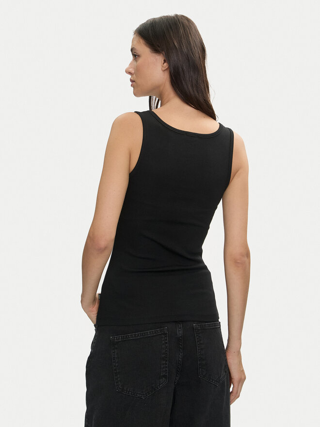 Guess Jeans Guess Jeans Τοπ W4YP48 KA0H1 Μαύρο Regular Fit