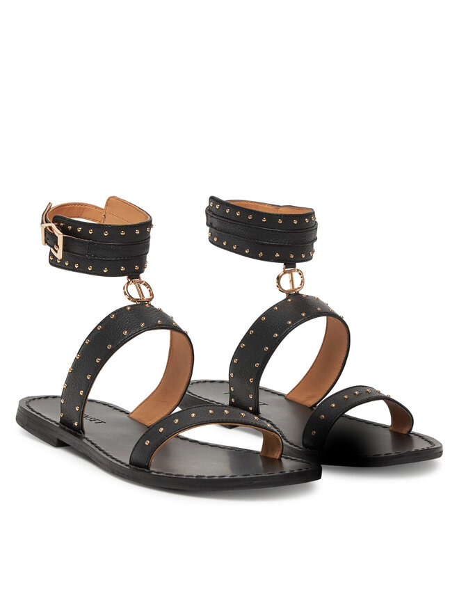 TWINSET Sandále TWINSET 251GCJ04C Čierna