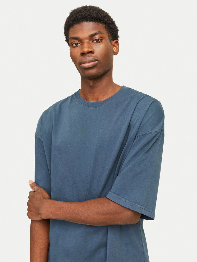 Jack&Jones Jack&Jones Marškinėliai Charge 12268270 Mėlyna Oversize