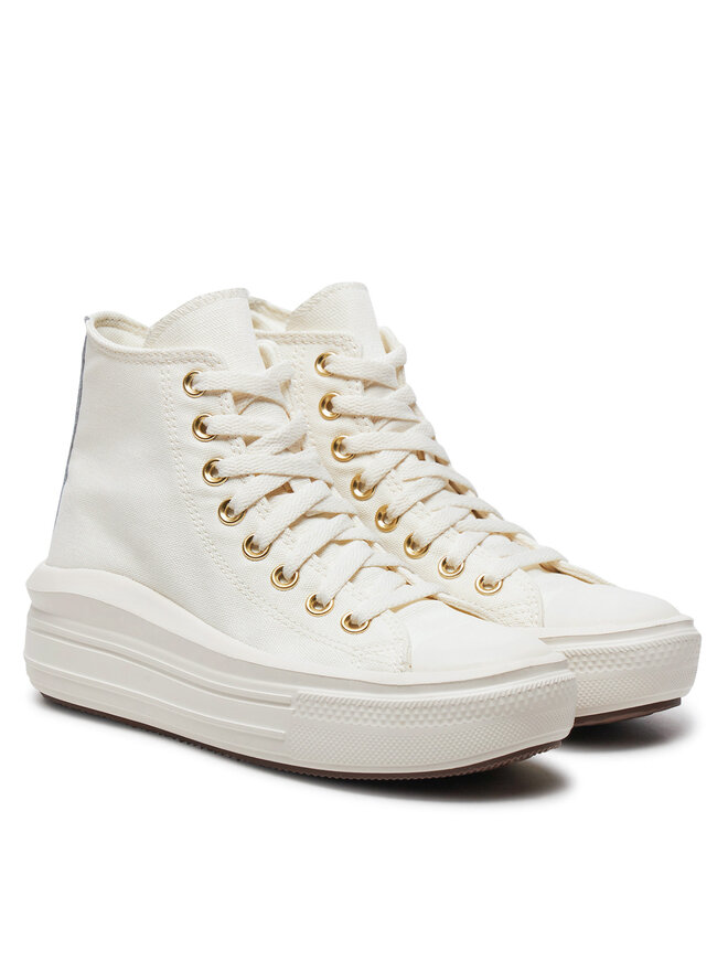 Converse Plátěnky Converse Chuck Taylor All Star Move Tonal Canvas A08384C Bílá