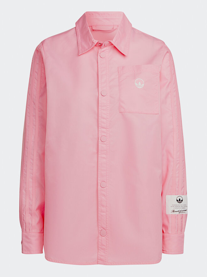 adidas adidas Camiseta Nylon Long Sleeve Shirt HL9065 Rosa Loose Fit