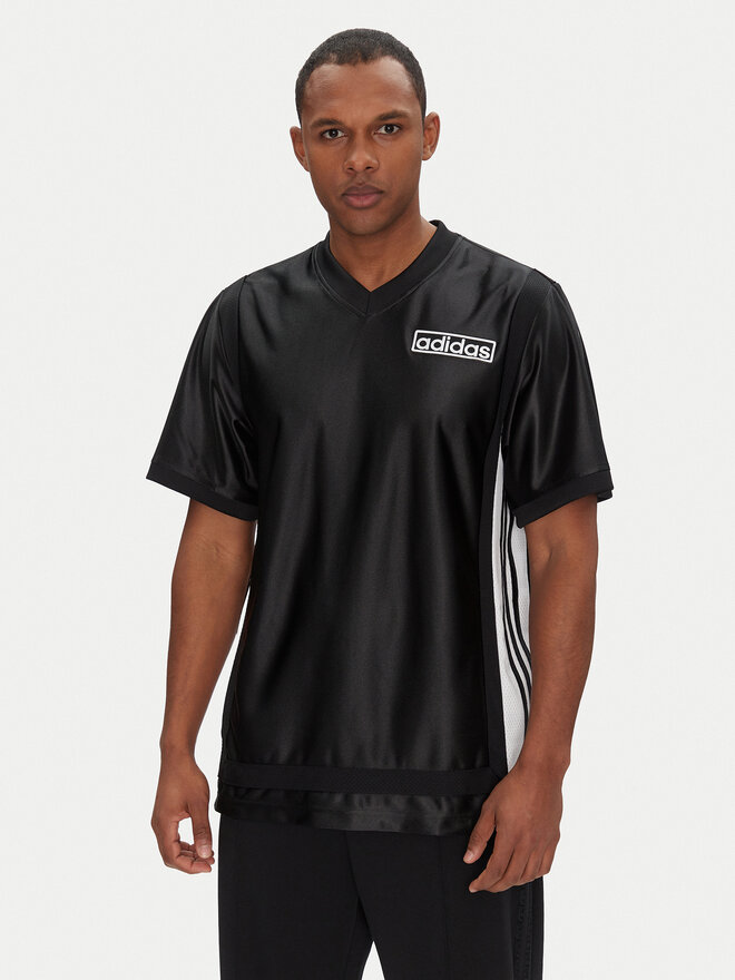 adidas adidas Póló Adibreak JD4247 Fekete Loose Fit