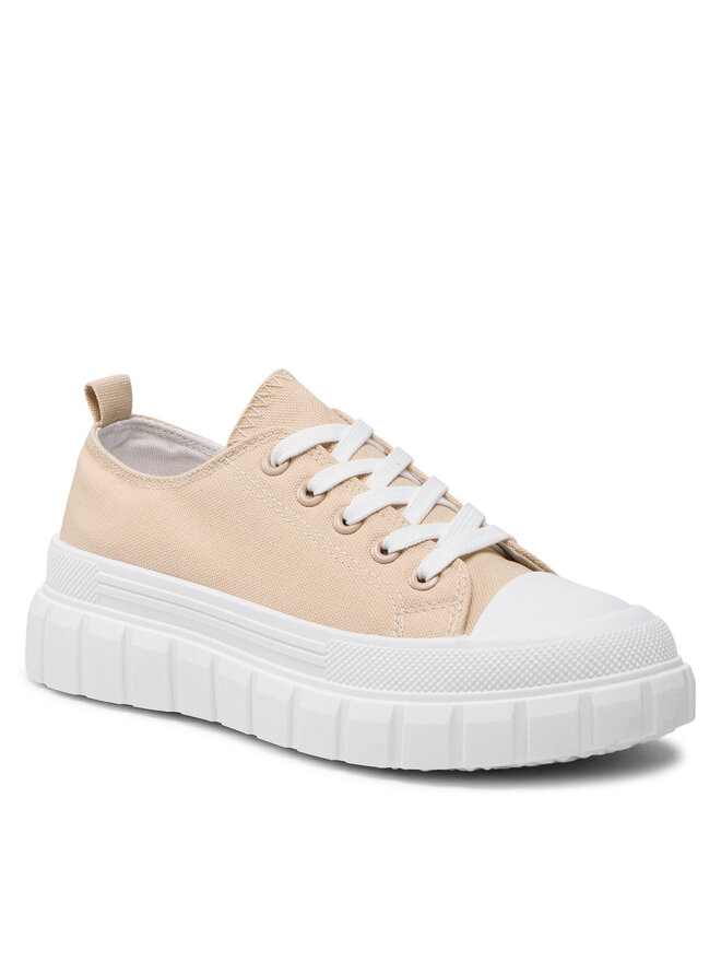 Jenny Fairy Sneakers aus Stoff Jenny Fairy WSS20542-01 Beige