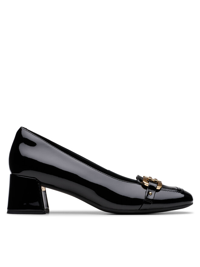 Clarks Туфлі Clarks Nyta45 Court 26181317 Чорний