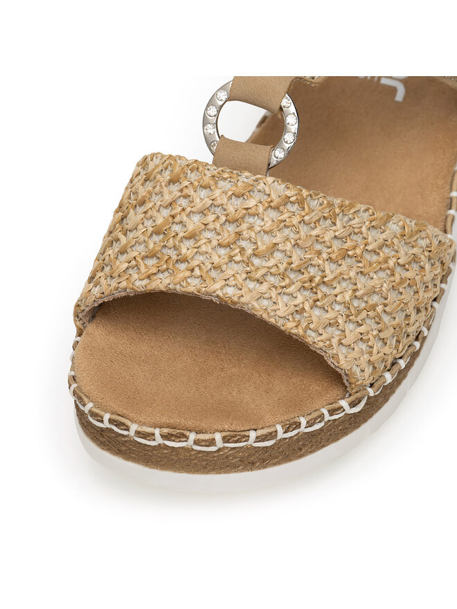 Rieker Pantoletten Rieker V1243-60 Beige