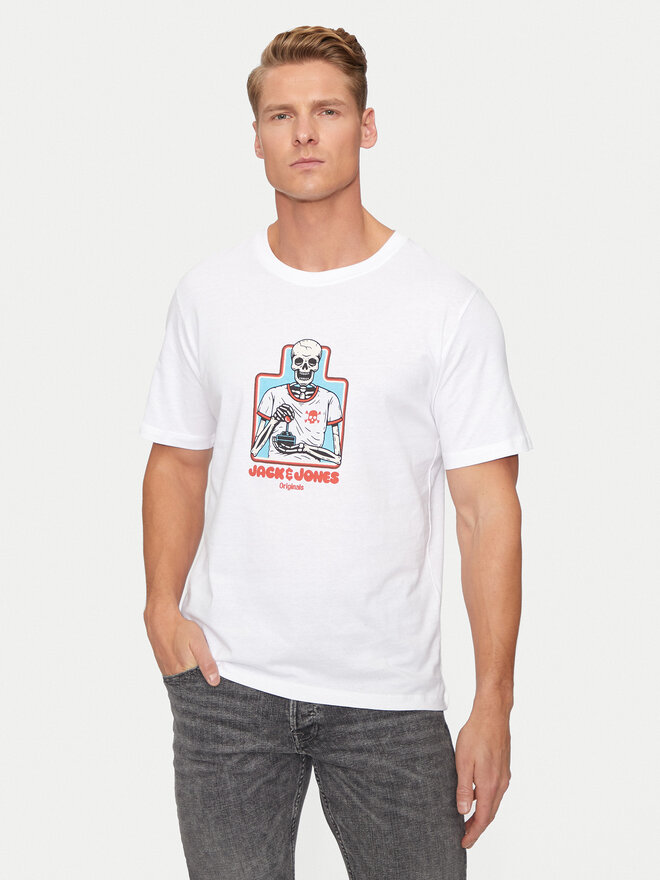 Jack&Jones Jack&Jones Футболка Eight Skull 12264841 Білий Standard Fit