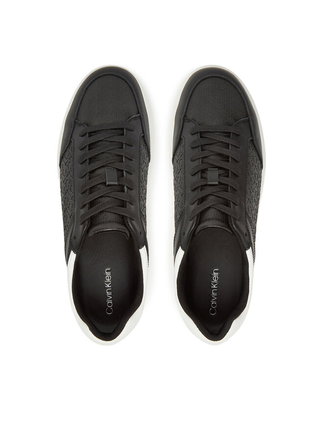 Calvin Klein Αθλητικά Calvin Klein Clean Cup Low Laceup Mono HM0HM01899 Μαύρο