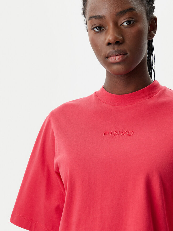 PINKO PINKO Marškinėliai 104604 A2F8 O57 Raudona Regular Fit