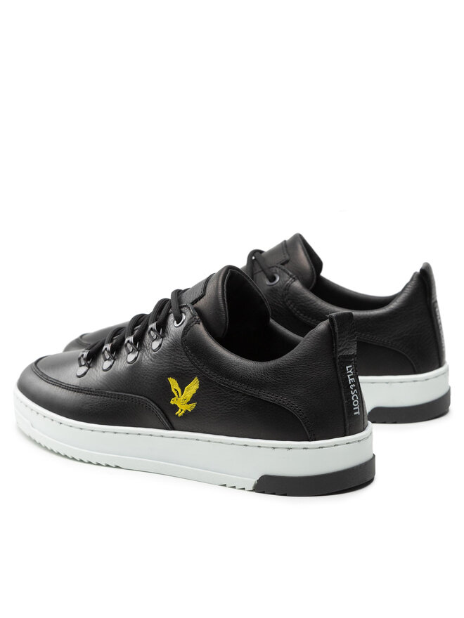 Lyle & Scott Снікерcи Lyle & Scott Jura Leather FW1700 Чорний