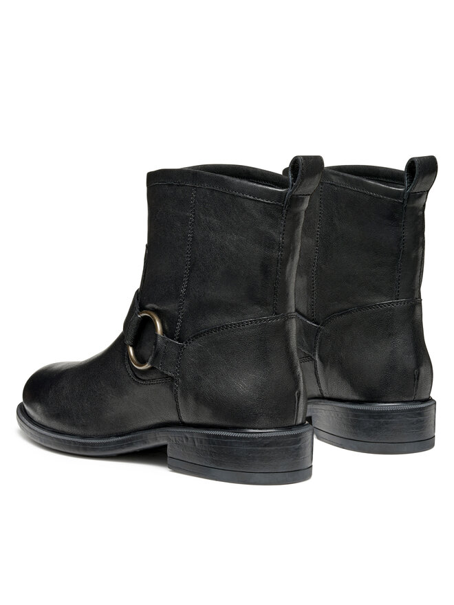 Geox Μποτάκια Geox D Catria D56LQB 00081 C9999 Μαύρο