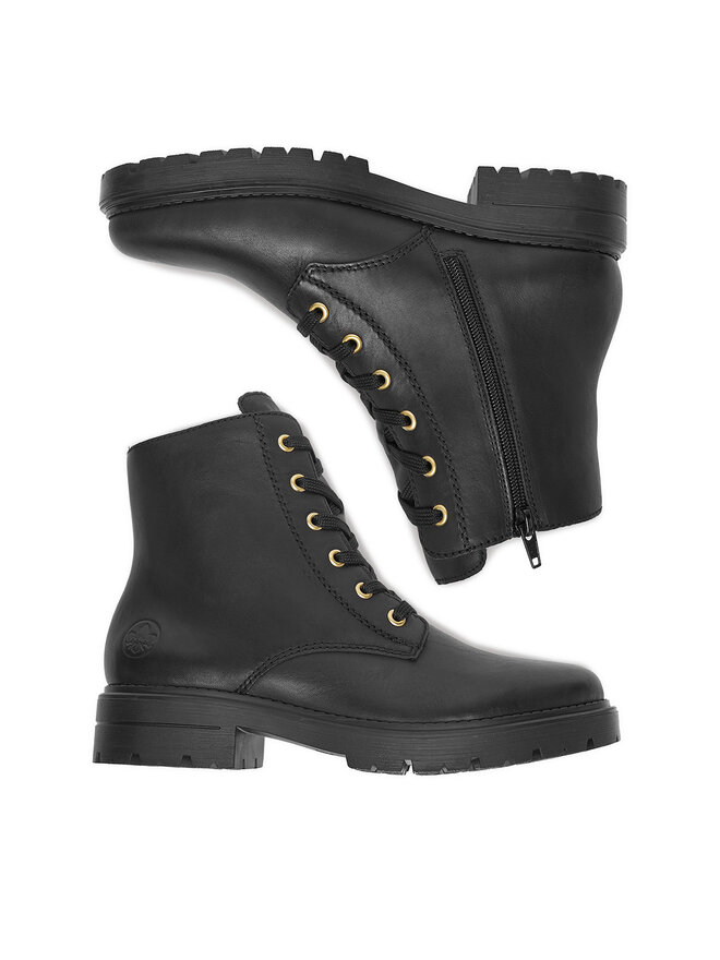 Rieker Schnürschuhe Rieker CEO-Z2841-00 Schwarz