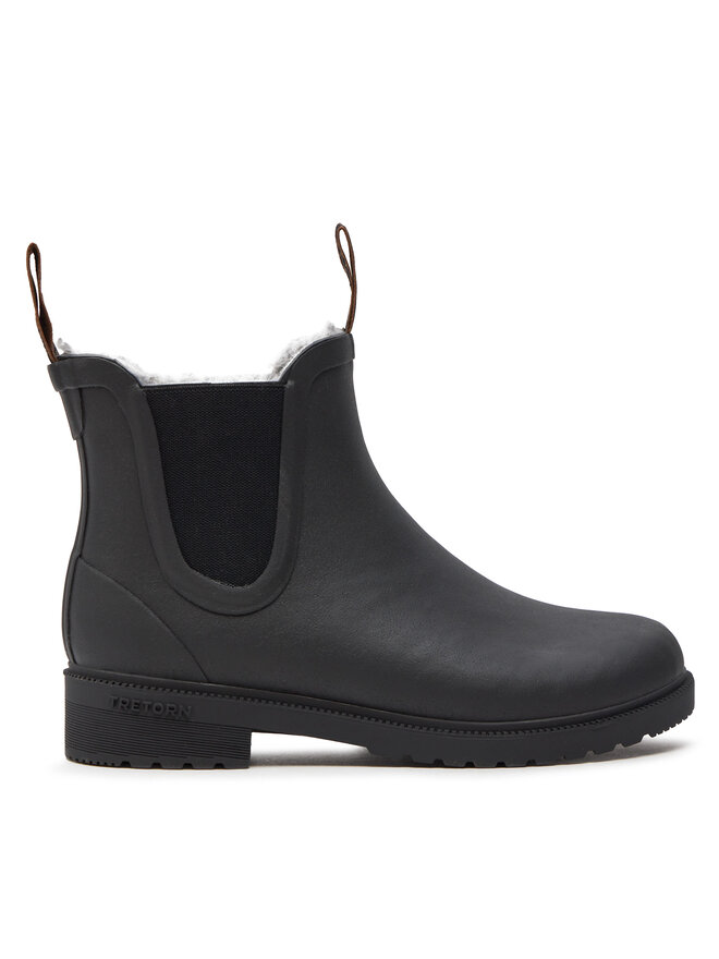 Tretorn Гумени ботуши Tretorn Chelsea Classic Winter 47338010 Черен