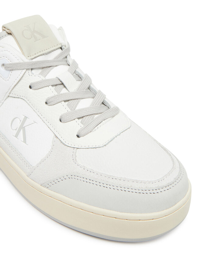 Calvin Klein Jeans Sneakers Calvin Klein Jeans Basket Cup Low Laceup Lth Mix YM0YM01308 Alb