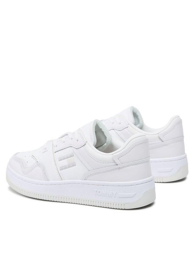 Tommy Jeans Snīkeri Tommy Jeans Basket Cupsole EM0EM01194 Balts