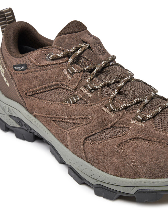 Jack Wolfskin Trekkingi Jack Wolfskin Vojo Tour Texapore Low M A62070 Brązowy