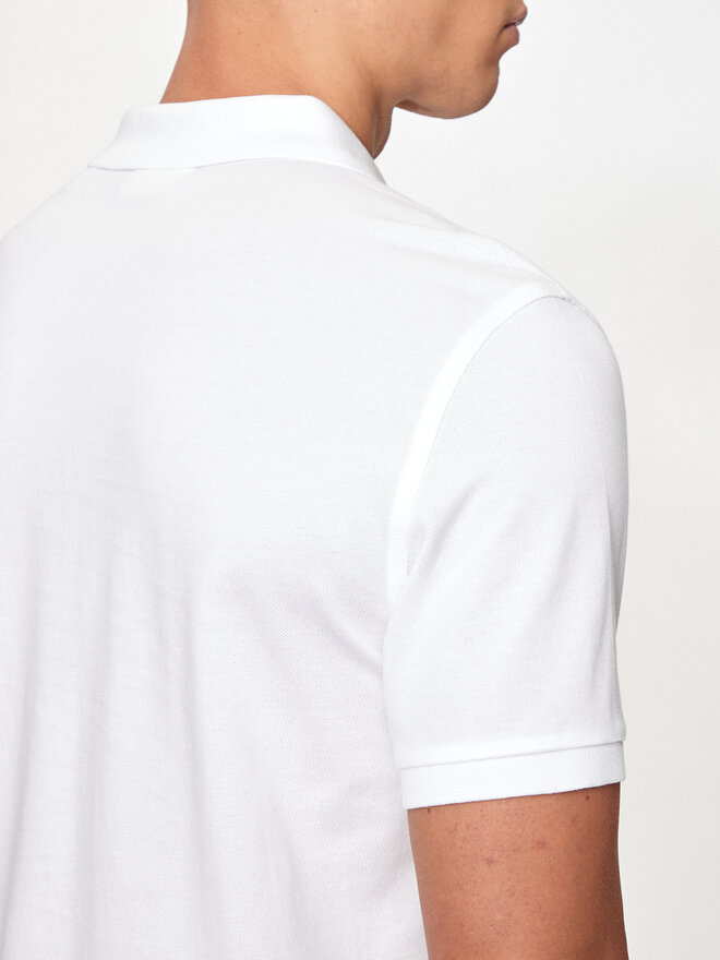 Gant Gant Polo marškinėliai Shield 2220 Balta Slim Fit
