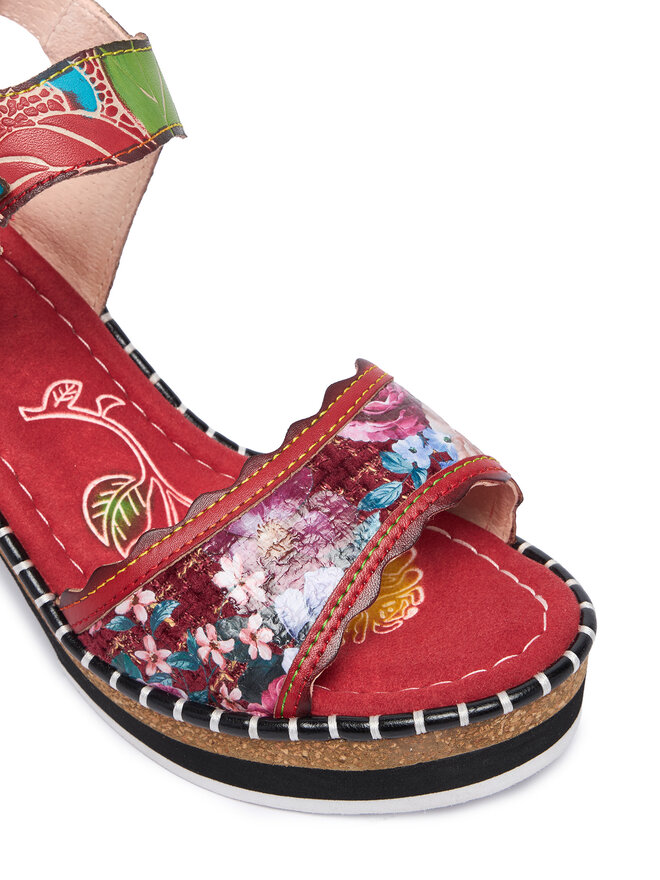 Laura Vita Sandalen Laura Vita Naomio 15 Rot