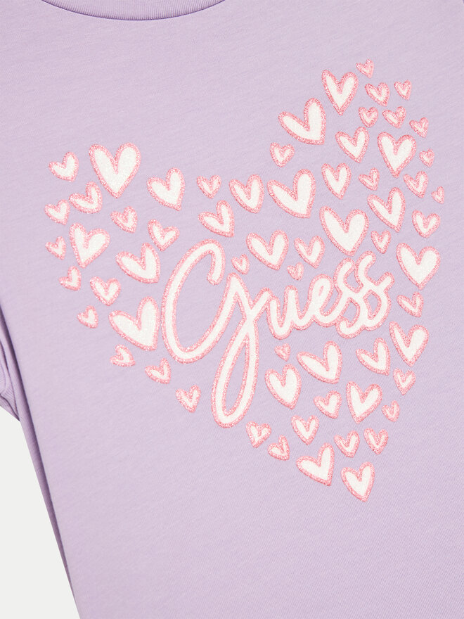 Guess Guess Marškinėliai K4GI03 K6YW4 Violetinė Regular Fit