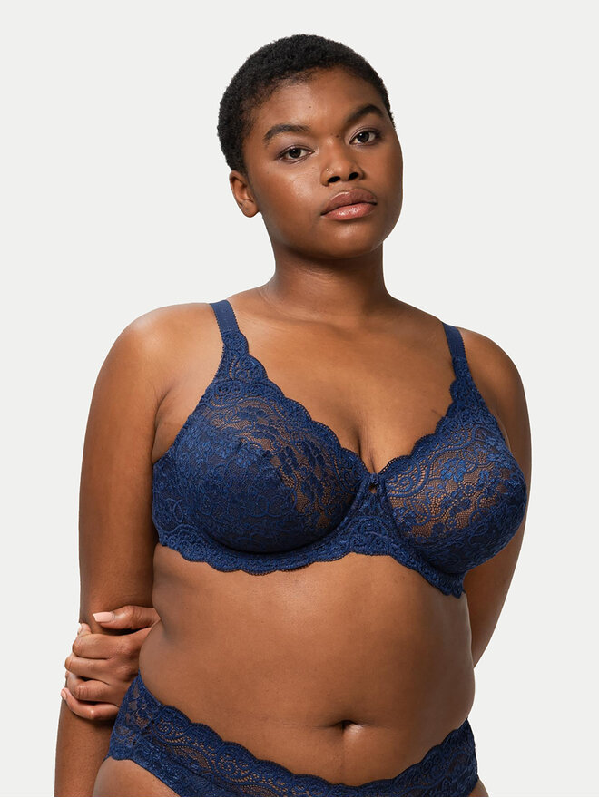 Triumph Triumph Grudnjak sa žicom Amourette 300 10166797 Tamnoplava