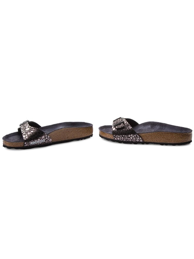 Birkenstock madrid metallic stones black discount