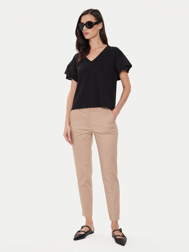 Sisley Sisley T-Shirt 3AIRL400M Μαύρο Regular Fit