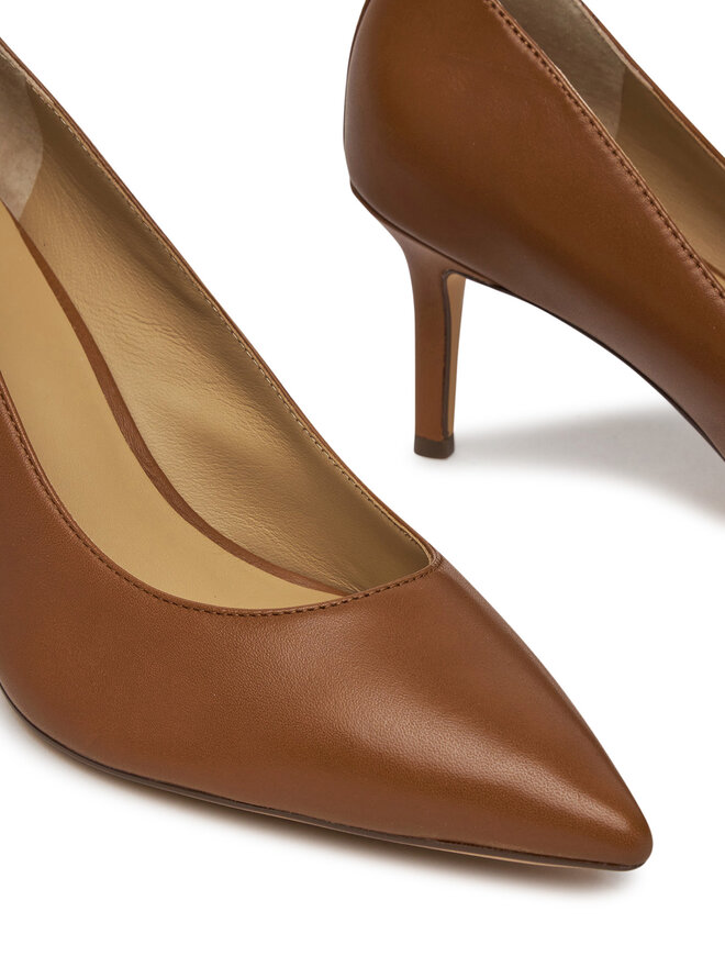 LAUREN RALPH LAUREN Čevlji z visoko peto LAUREN RALPH LAUREN Lanette 802972023002 Rjava
